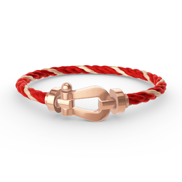 [⭐Corinne]FORCE LARGE HORSESHOE NO DIAMOND BRACELET ROSE GOLD