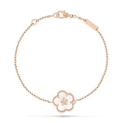 [⭐Corinne]LUCKY WHITE MOP PLUM BLOSSOM  BRACELET
