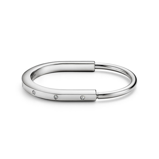 [Corinne]LOCK BRACELET 8 DIAMOND