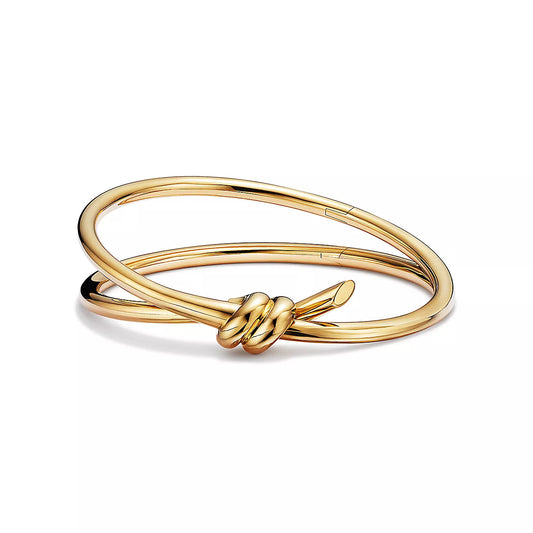 [Corinne]KNOT DOUBLE ROWS BRACELET