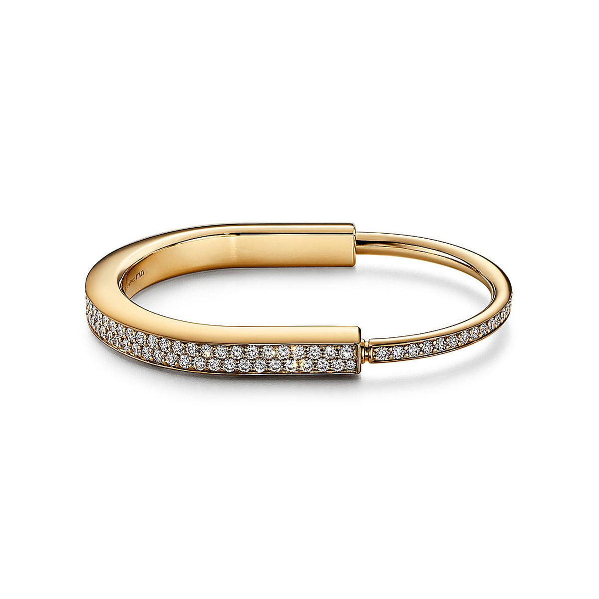 [Corinne]LOCK BRACELET DIAMOND PAVED