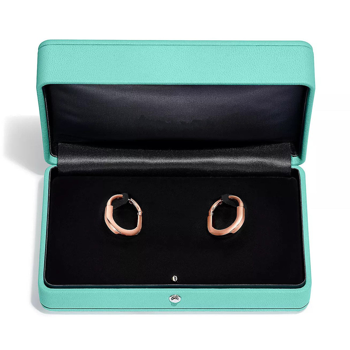 [Corinne]LOCK MEDIUM DIAMNOND EARRINGS