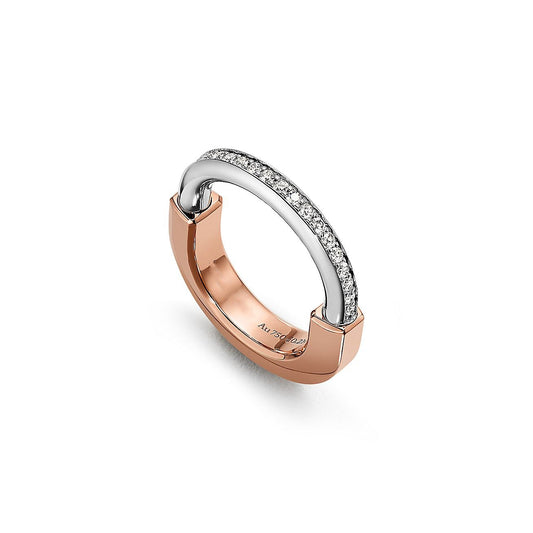 [Corinne]LOCK DIAMOND RING