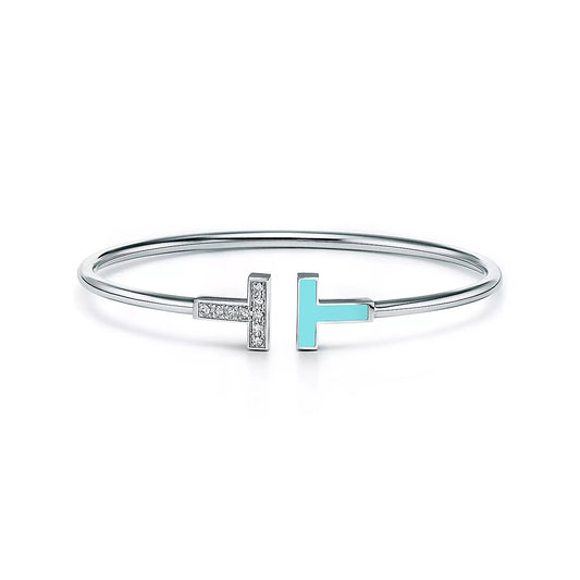 [Corinne]T BRACELET 1.8MM TURQUOISE DIAMOND SILVER