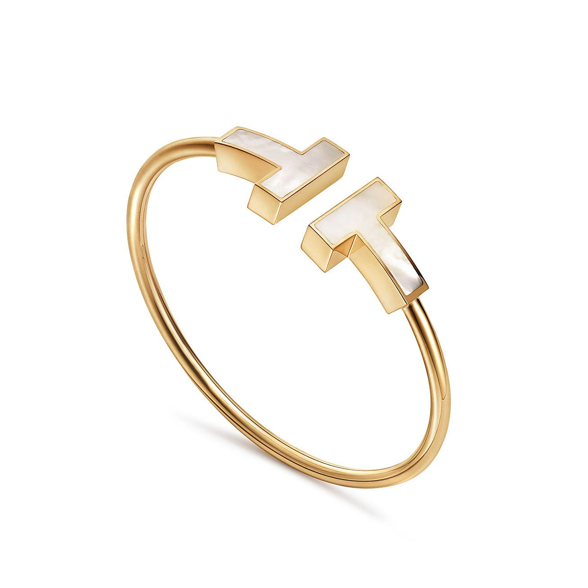 [Corinne]T WIDE MOP OPEN BRACELET