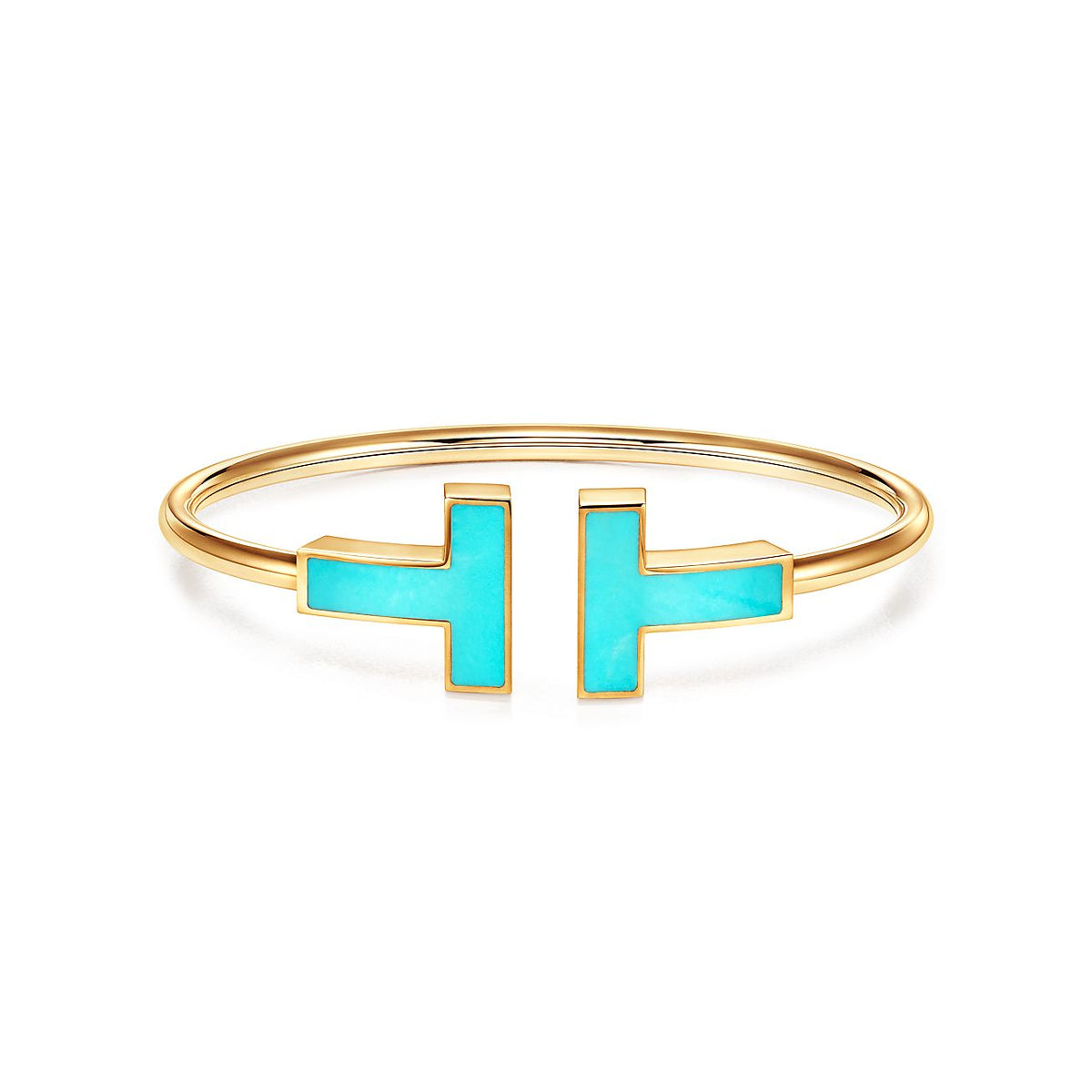 [Corinne]T WIDE TURQUOISE OPEN BRACELET