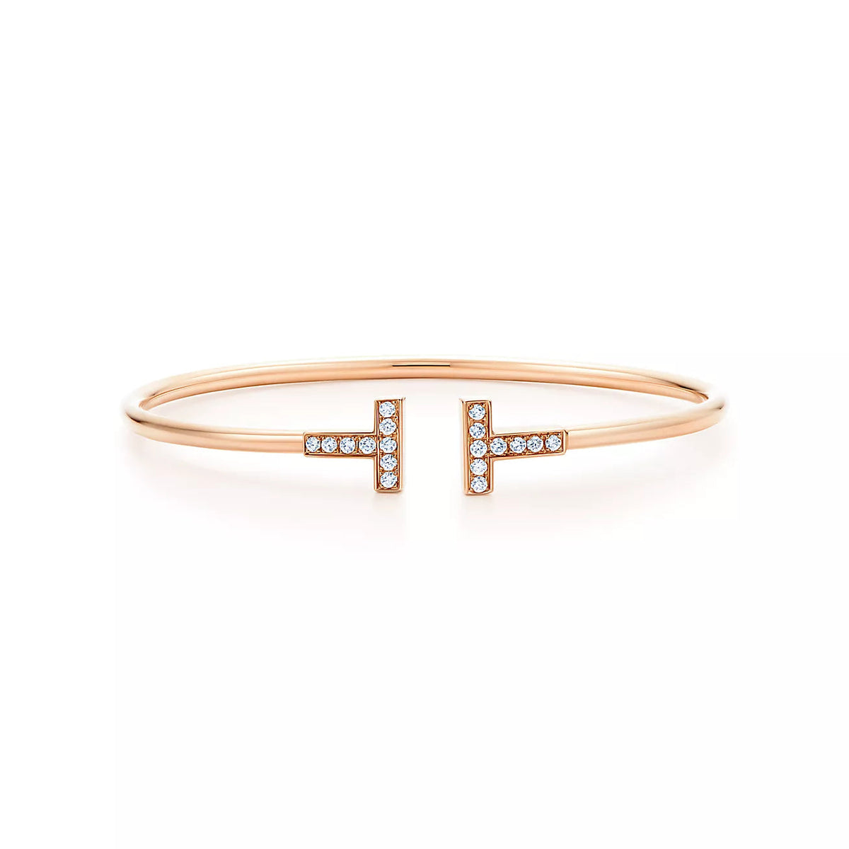 [Corinne]T BRACELET PINK GOLD 1.8MM DIAMOND