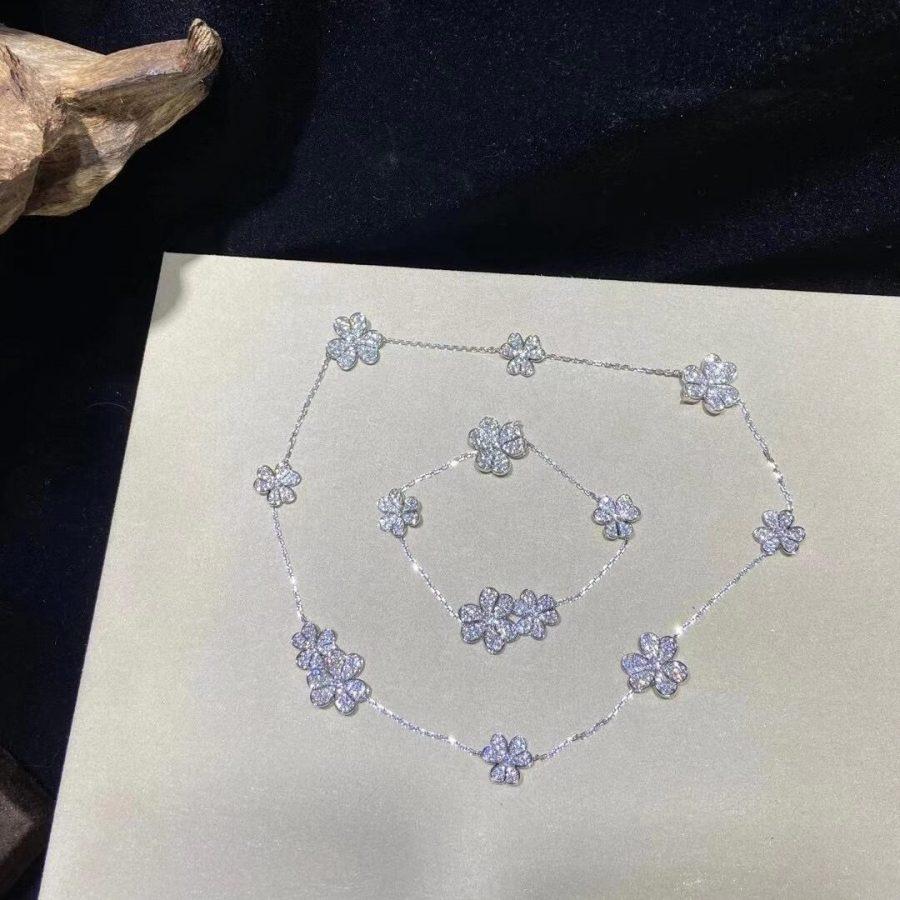 [⭐Corinne]FRIVOLE SILVER 5 FLOWERS BRACELET