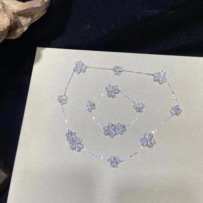 [⭐Corinne]FRIVOLE SILVER 5 FLOWERS BRACELET