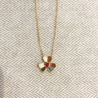 [⭐Corinne]FRIVOLE GOLD FLOWER NECKLACE