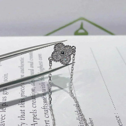 [⭐Corinne]CLOVER  SINGLE FLOWER BRACELET SILVER