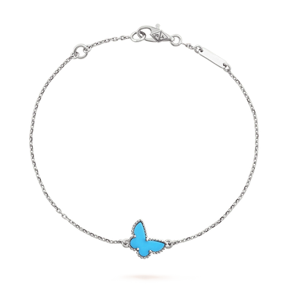 [⭐Corinne]BUTTERFLY TURQUOISE BUTTERFLY BRACELET SILVER