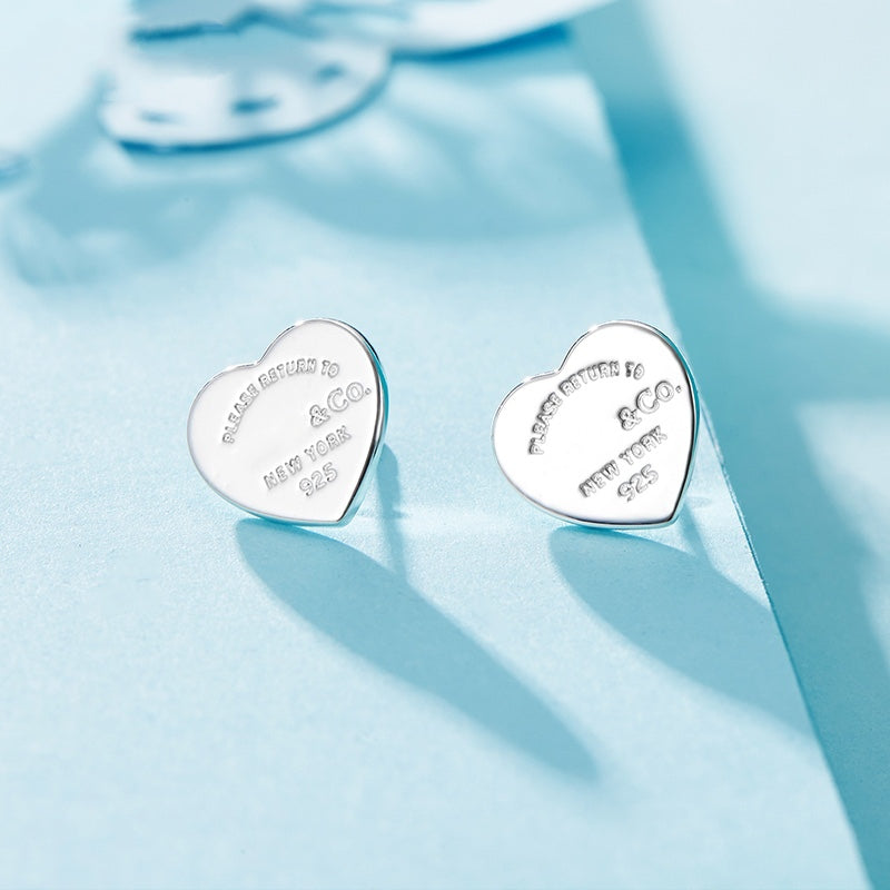 [Corinne]RETURN TO TIF LOVE SILVER EARRINGS