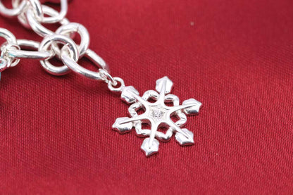 [Corinne]CHRISTMAS SILVER BRACELET