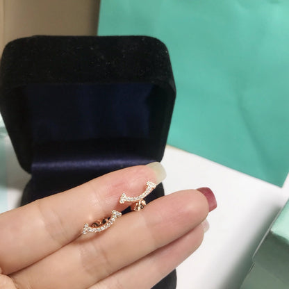[Corinne]SMILE DIAMOND EARRINGS
