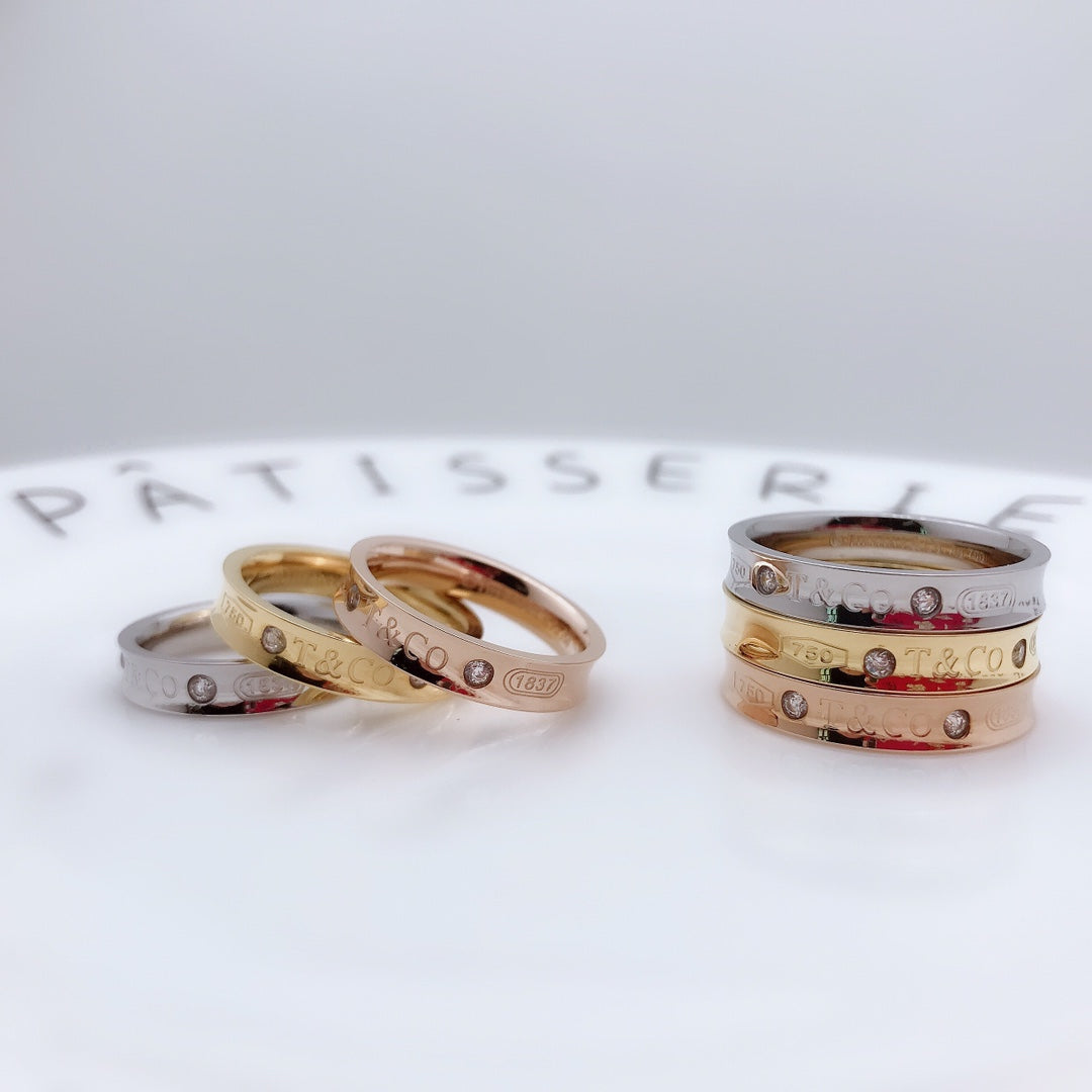 [Corinne]DOUBLE DIAMOND RING
