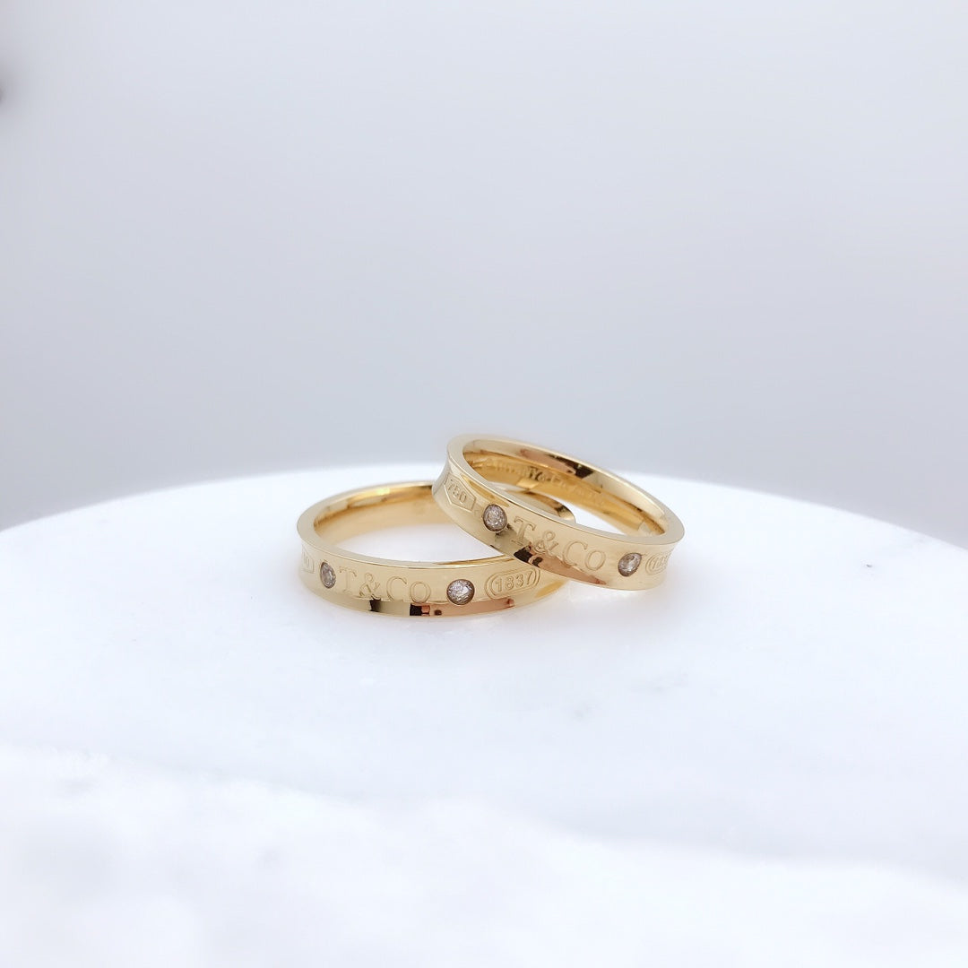 [Corinne]DOUBLE DIAMOND RING