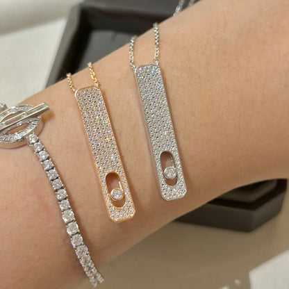 [⭐Corinne]MY FIRST DIAMOND PAVED NECKLACE