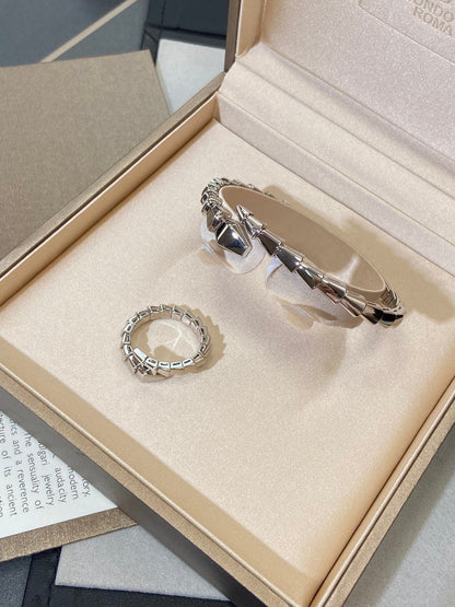 [⭐Corinne]SERPENTI VIPER SILVER BRACELET