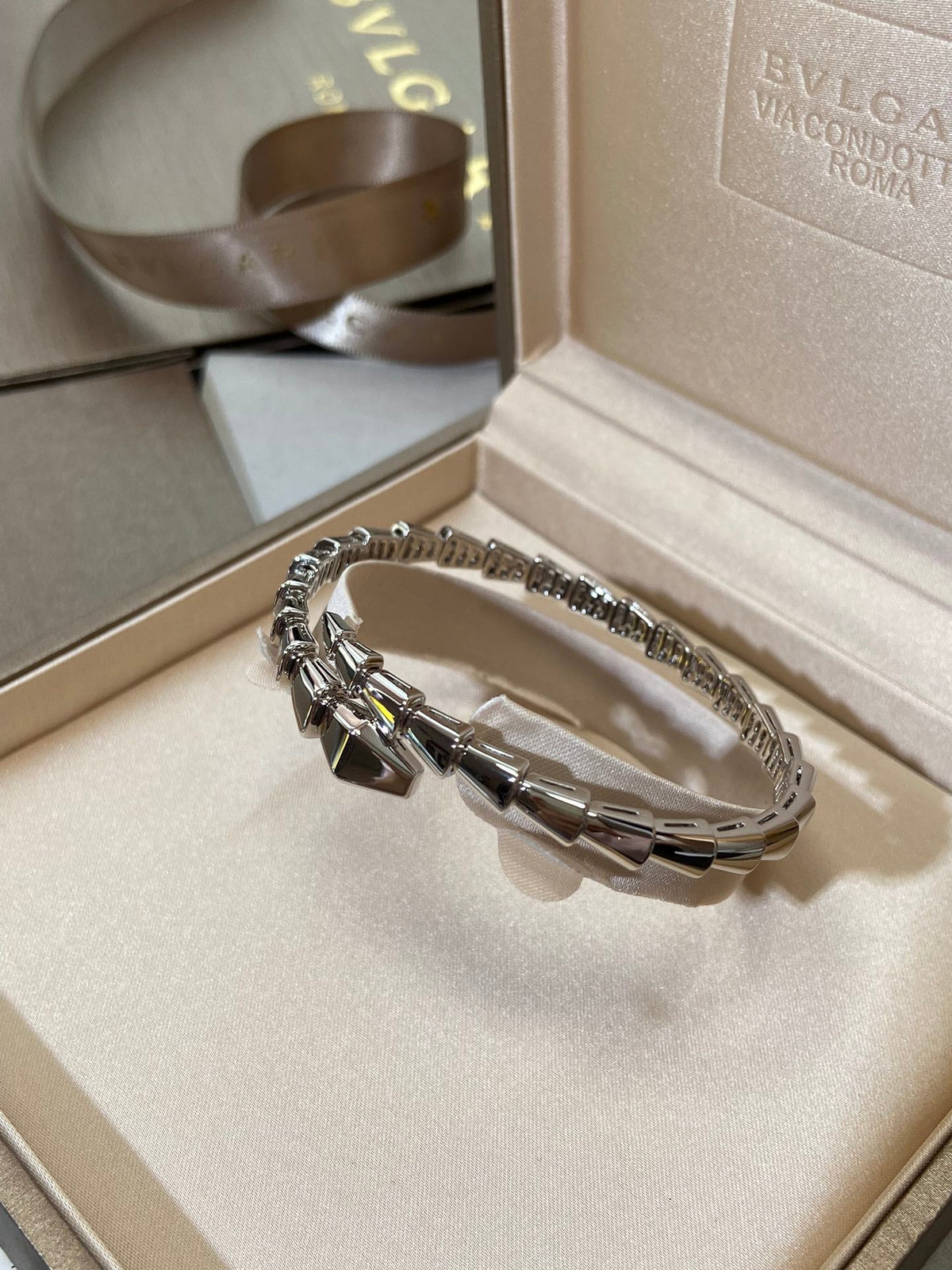 [⭐Corinne]SERPENTI VIPER SILVER BRACELET