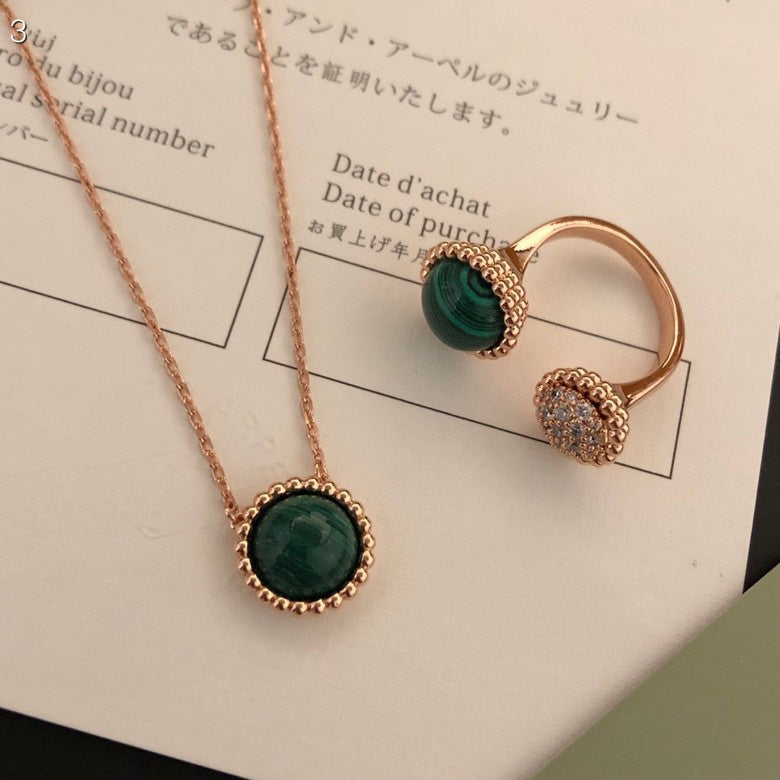[⭐Corinne]PERLEE COULEURS DIAMOND ROSE GOLD BETWEEN THE FINGER RING