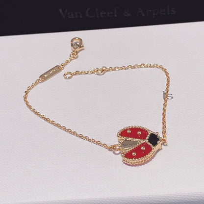 [⭐Corinne]LUCKY SPRING 1 MOTIF PINK GOLD BRACELET