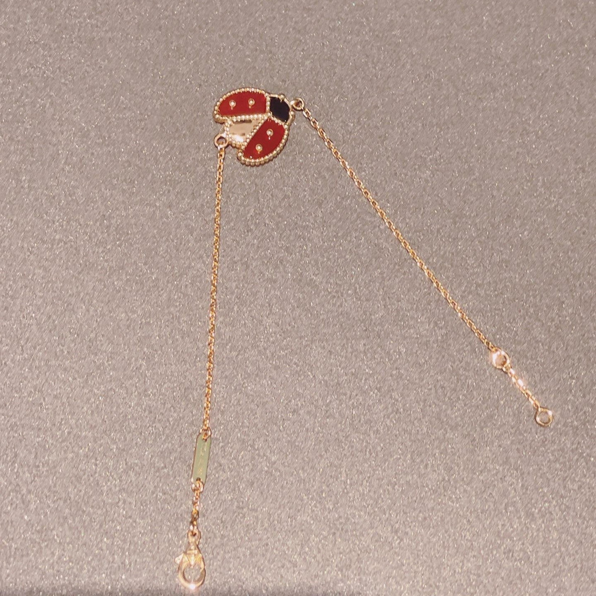 [⭐Corinne]LUCKY SPRING 1 MOTIF PINK GOLD BRACELET