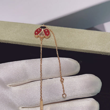 [⭐Corinne]LUCKY SPRING 1 MOTIF PINK GOLD BRACELET