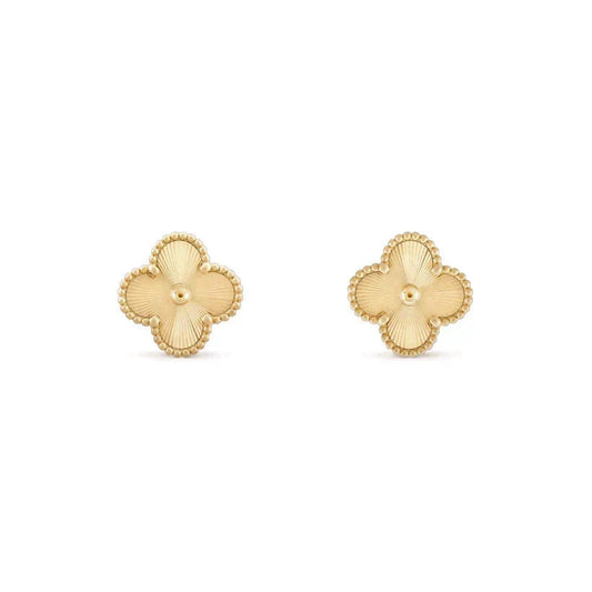[⭐Corinne]CLOVER MEDIUM 1 MOTIFS LASER EARRINGS