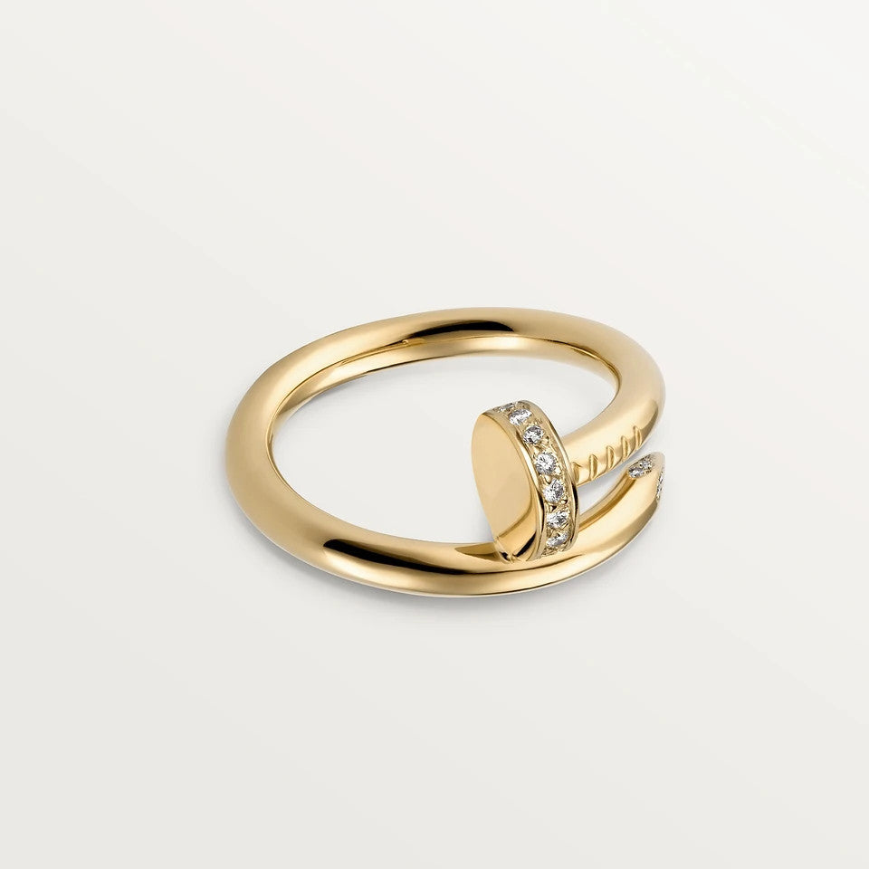 [⭐Corinne]JUSTE RING 2.65MM GOLD DIAMOND