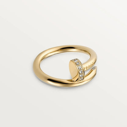 [⭐Corinne]JUSTE RING 2.65MM GOLD DIAMOND